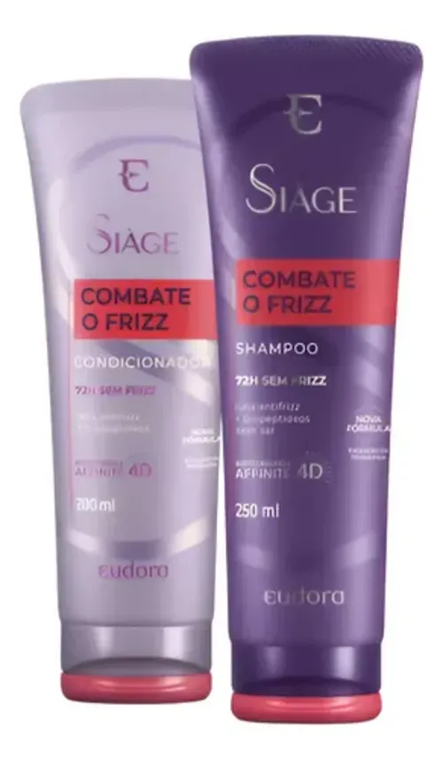 Kit Sige Combate O Frizz: Shampoo 250ml + Condi. 200ml